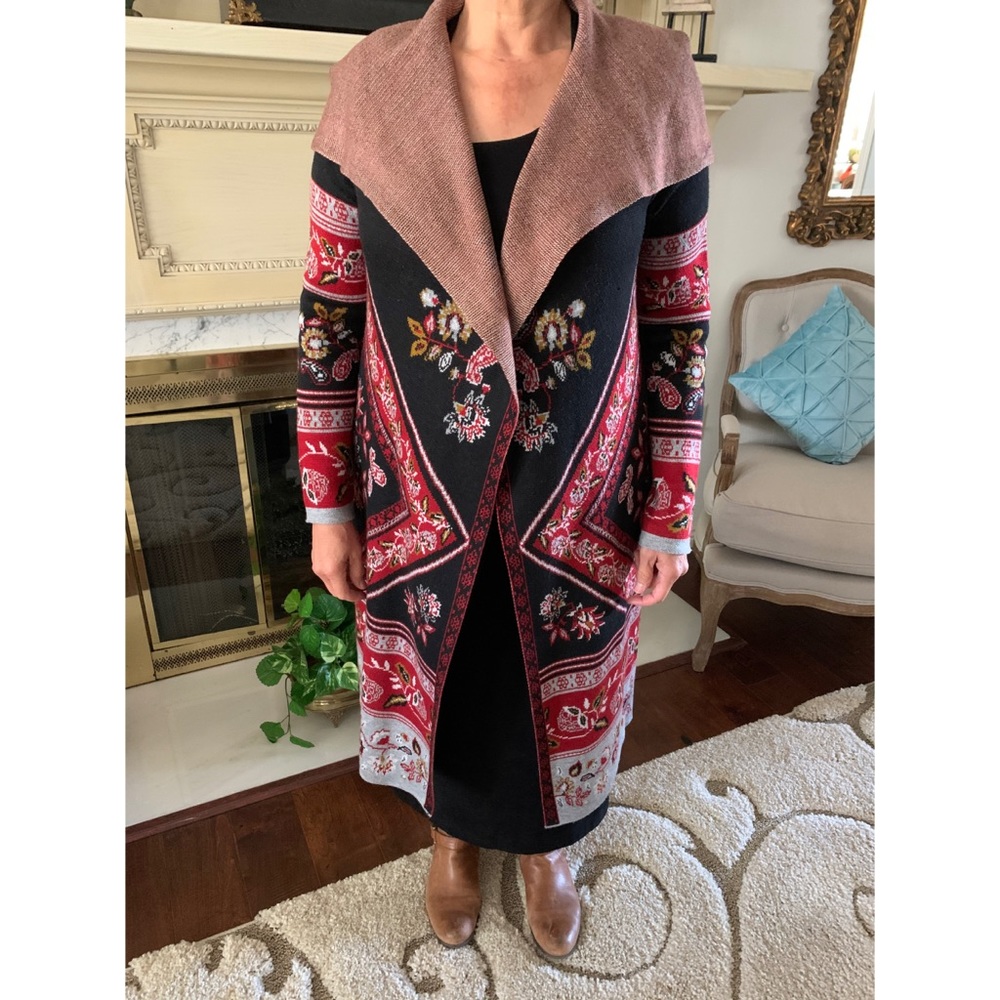 Long Open Sweater - Picture 3 of 6